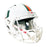 Vince Wilfork Signed Miami Hurricanes Speed Full-Size White Replica Football Helmet (Beckett)