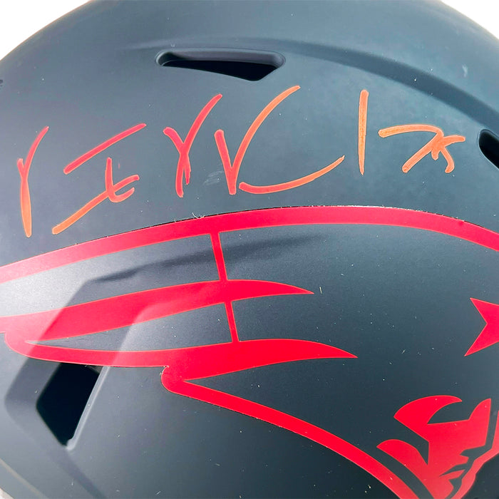 Vince Wilfork Signed New England Patriots Authentic Eclipse Speed Full-Size Football Helmet (Beckett)