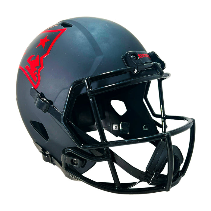Vince Wilfork Signed New England Patriots Eclipse Full-Size Replica Football Helmet (Beckett)