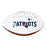 Vince Wilfork Signed New England Patriots Official NFL Team Logo Football (Beckett)