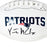 Vince Wilfork Signed New England Patriots Official NFL Team Logo Football (Beckett)