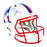 Vince Wilfork Signed New England Patriots Retro Speed Full-Size Replica Football Helmet (JSA)