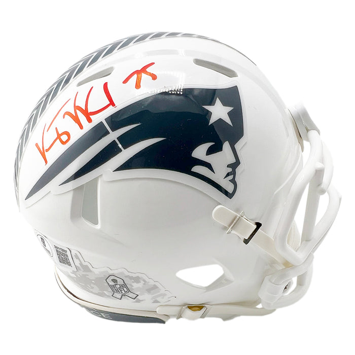 Vince Wilfork Signed New England Patriots Salute to Service 2024 Mini — RSA