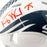 Vince Wilfork Signed New England Patriots Salute to Service 2024 Mini Football Helmet (Beckett)