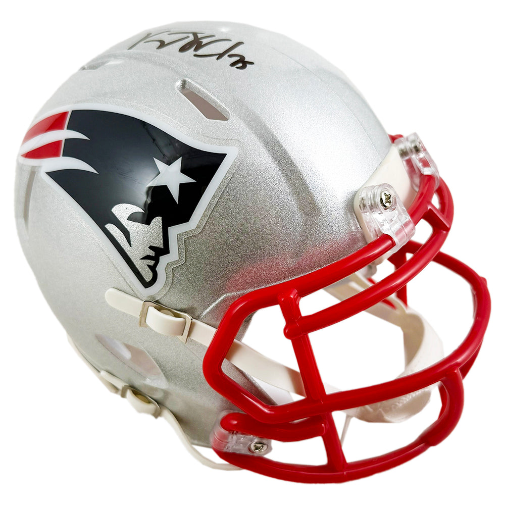 Vince Wilfork Signed New England Patriots Speed Mini Football Helmet (JSA)