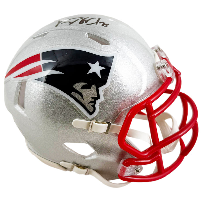 Vince Wilfork Signed New England Patriots Speed Mini Football Helmet (JSA)
