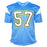 Matt Wilhelm Signed Los Angeles Light Blue Football Jersey (JSA)