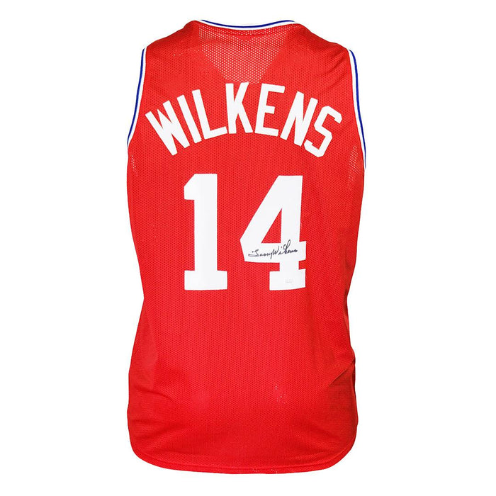Lenny Wilkens Signed St. Louis Red Basketball Jersey (JSA) - RSA