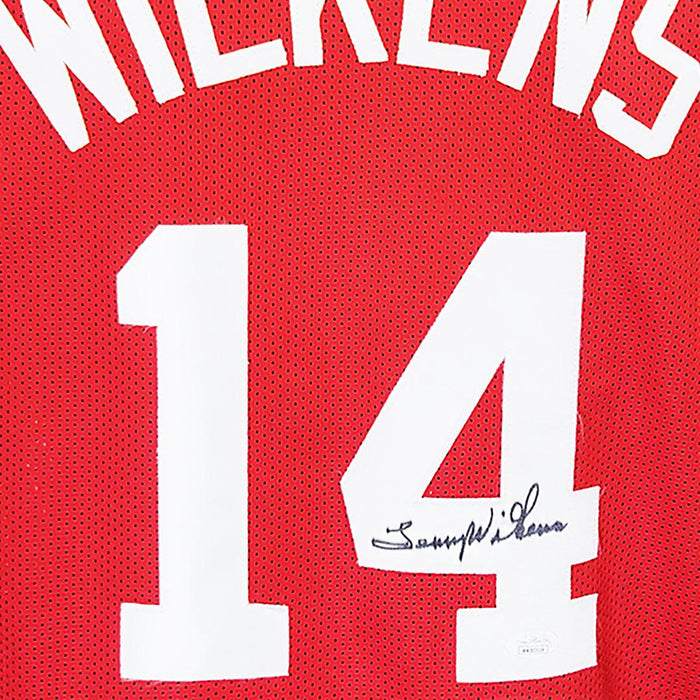 Lenny Wilkens Signed St. Louis Red Basketball Jersey (JSA) - RSA