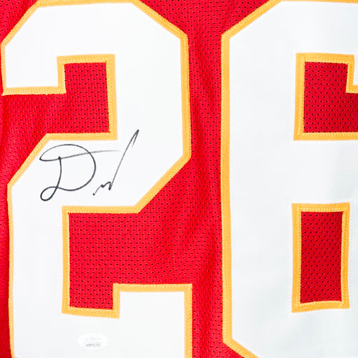 Damien Williams Signed Kansas City Red Football Jersey (JSA)