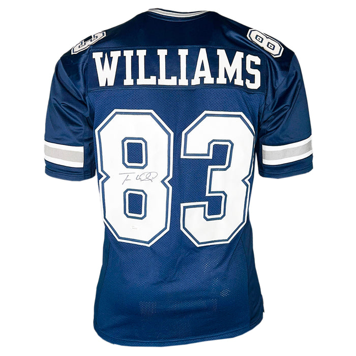 Terrance Williams Signed Dallas Navy Football Jersey (JSA)