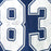 Terrance Williams Signed Dallas Navy Football Jersey (JSA)