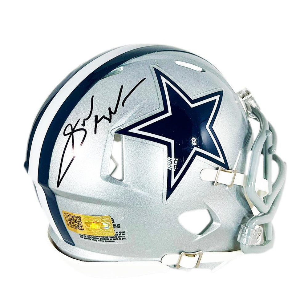 Sam Williams Signed Dallas Cowboys Speed Mini Football Helmet (JSA) - RSA