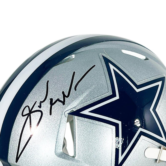 Sam Williams Signed Dallas Cowboys Speed Mini Football Helmet (JSA) - RSA