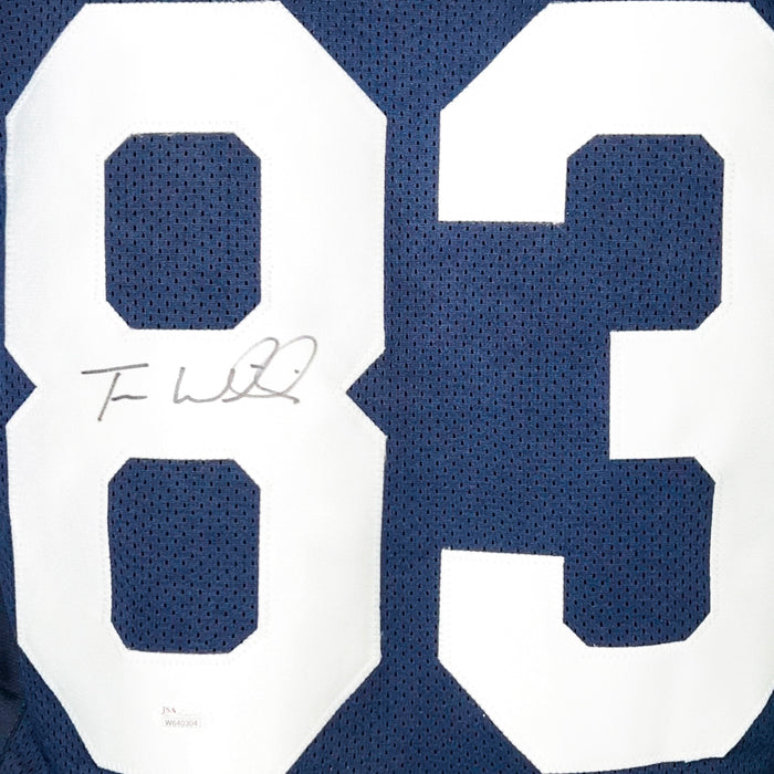 Terrance Williams Signed Dallas Thanksgiving Football Jersey (JSA)