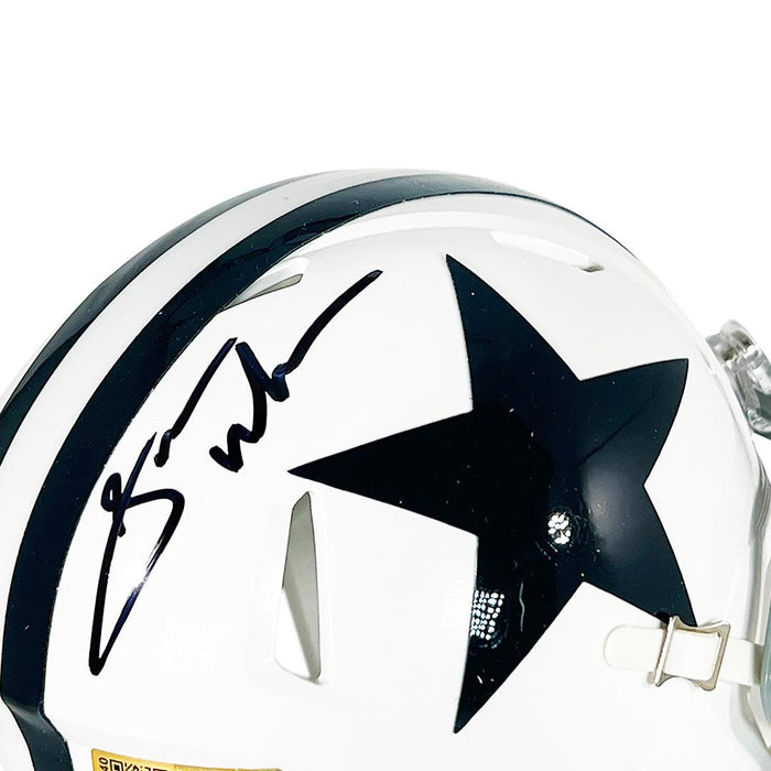 Sam Williams Signed Dallas Cowboys Throwback 1960-63 Speed Mini Football Helmet (JSA) - RSA