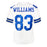 Terrance Williams Signed Dallas White Football Jersey (JSA)
