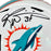 Ricky Williams Signed Miami Dolphins Speed Full-Size Replica Football Helmet (Beckett)