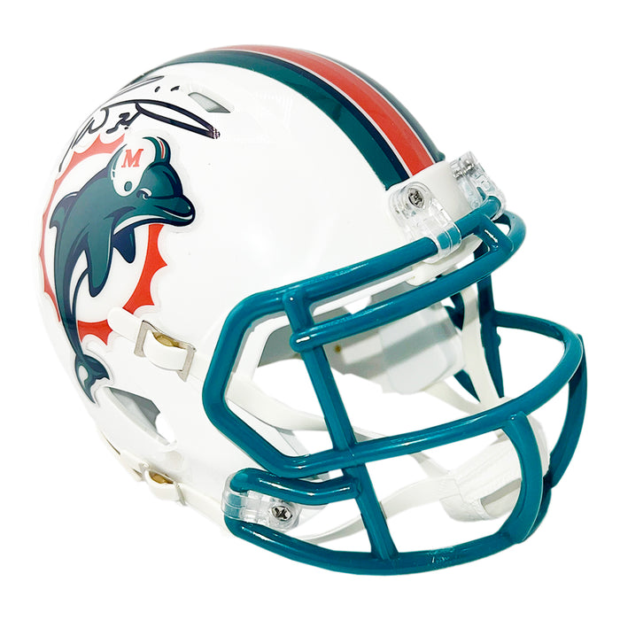 Ricky Williams Signed Miami Dolphins Throwback 97-12 Speed Mini Football Helmet (JSA)