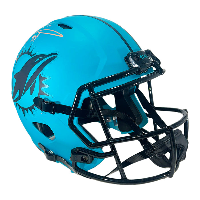 Ricky Williams Signed Miami Dolphins Rave Full-Size Replica Football Helmet (Beckett)