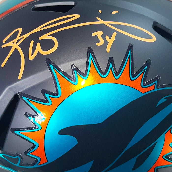 Ricky Williams Signed Miami Dolphins Rivalries Speed Full-Size Replica Football Helmet (JSA)