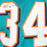 Ricky Williams Signed Miami Pro Teal Football Jersey (JSA )