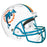 Ricky Williams Signed Throwback Miami Dolphins Full-Size Replica White Football Helmet (JSA)