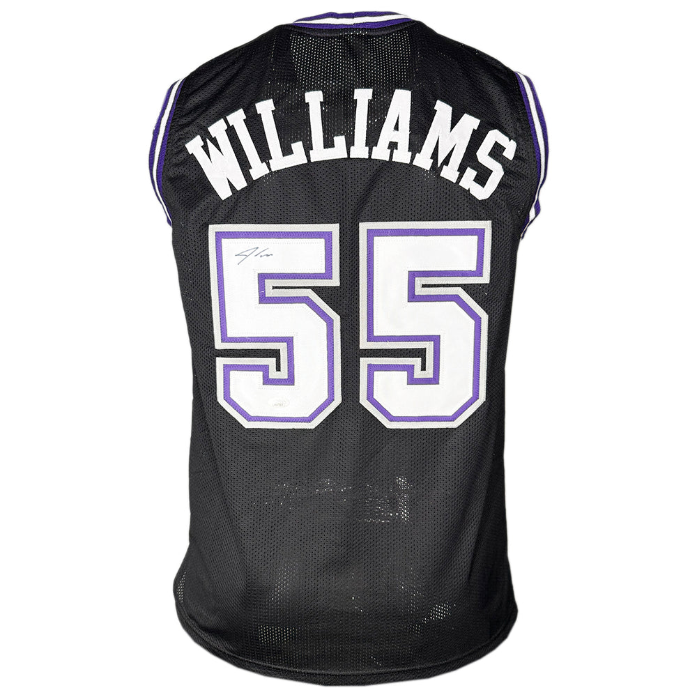 Jason Williams Signed Sacramento Black Basketball Jersey (JSA)