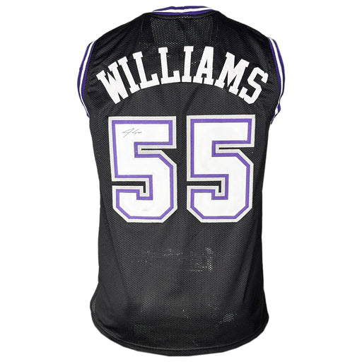 Jason Williams Signed Sacramento Black Basketball Jersey (JSA)