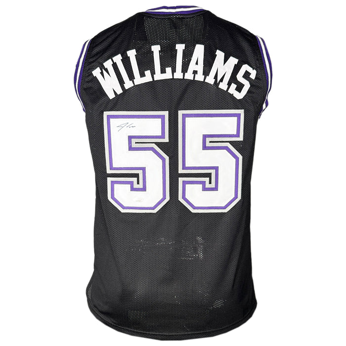 Jason Williams Signed Sacramento Black Basketball Jersey (JSA)