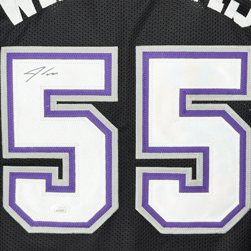 Jason Williams Signed Sacramento Black Basketball Jersey (JSA)