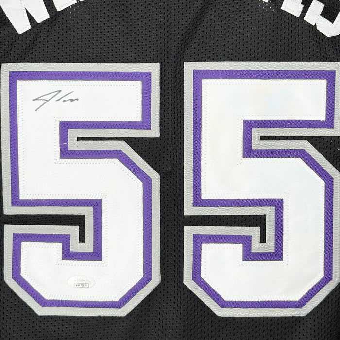 Jason Williams Signed Sacramento Black Basketball Jersey (JSA)