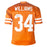 Ricky Williams Signed Signed on #3 Texas College Orange Football Jersey (JSA)