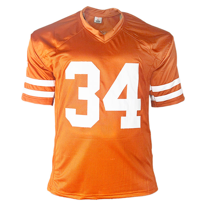 Ricky Williams Signed Signed on #3 Texas College Orange Football Jersey (JSA)