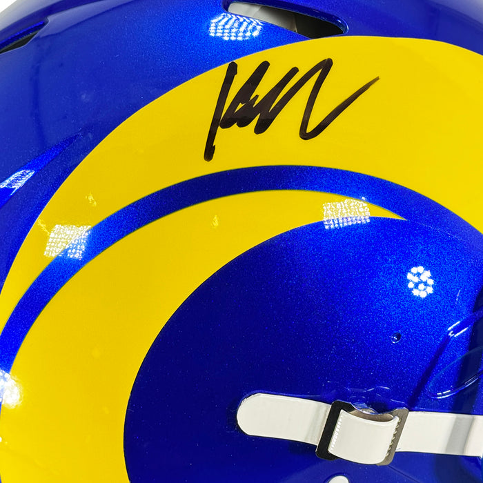 Kyren Williams Signed Los Angeles Rams Authentic Speed Full-Size Football Helmet (Beckett)