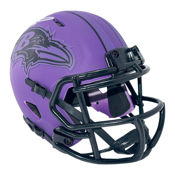 Ricky Williams Signed Baltimore Ravens Rave Mini Football Helmet (JSA)