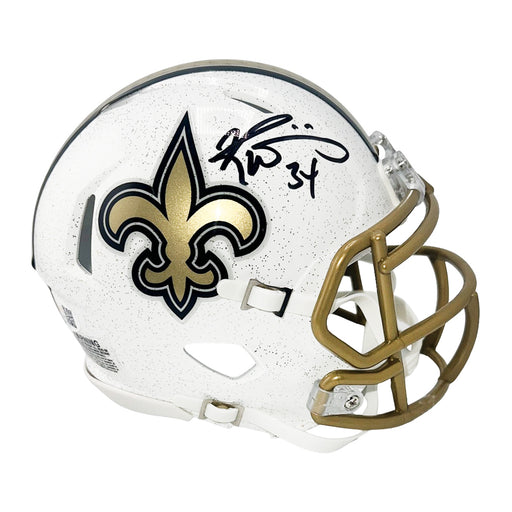 Ricky Williams Signed New Orleans Saints Alt 2025 Speed Mini Football Helmet (JSA)