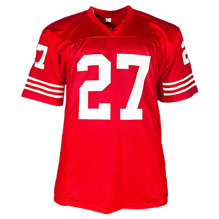 Carlton Williamson Signed San Francisco Red Football Jersey (JSA)