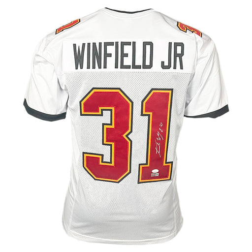 Antoine Winfield Signed Tampa Bay White Football Jersey (JSA)