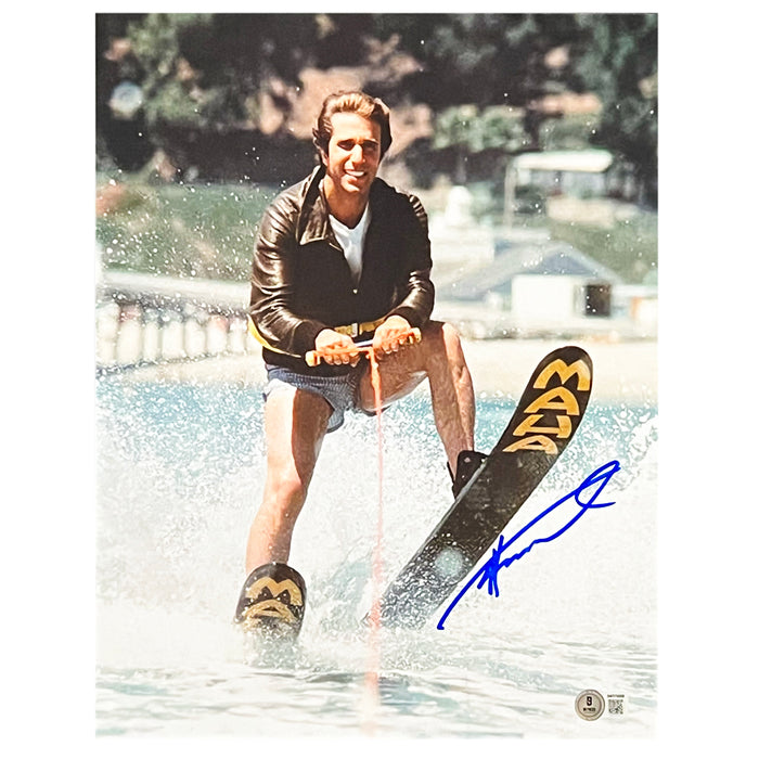 Henry Winkler Signed Pose 4 Happy Days 11x14 Photo (Beckett)