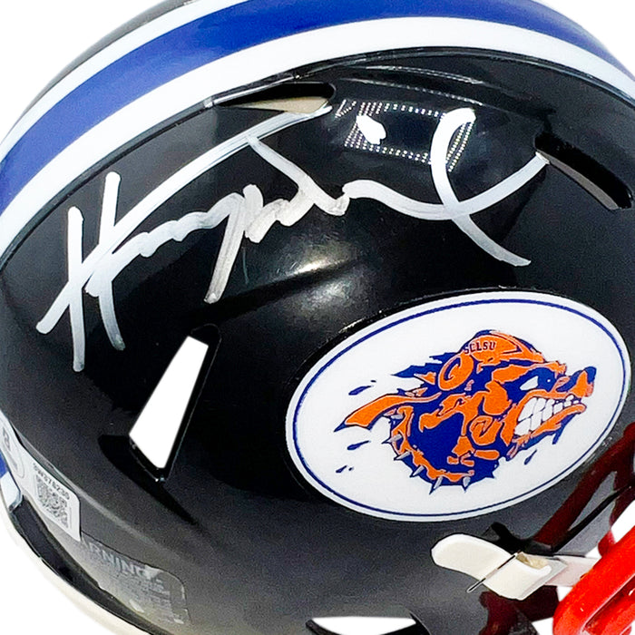 Henry Winkler Coach Klein Signed Mud Dogs Speed Mini Black Football He — RSA