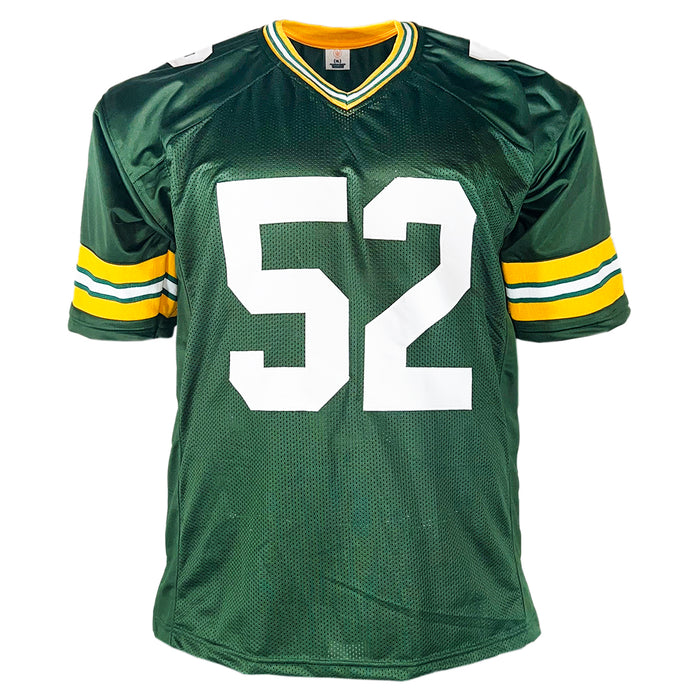 Frank Winters Signed SB XXXI Champs Inscription Green Bay Green Football Jersey (JSA)