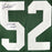 Frank Winters Signed SB XXXI Champs Inscription Green Bay Green Football Jersey (JSA)