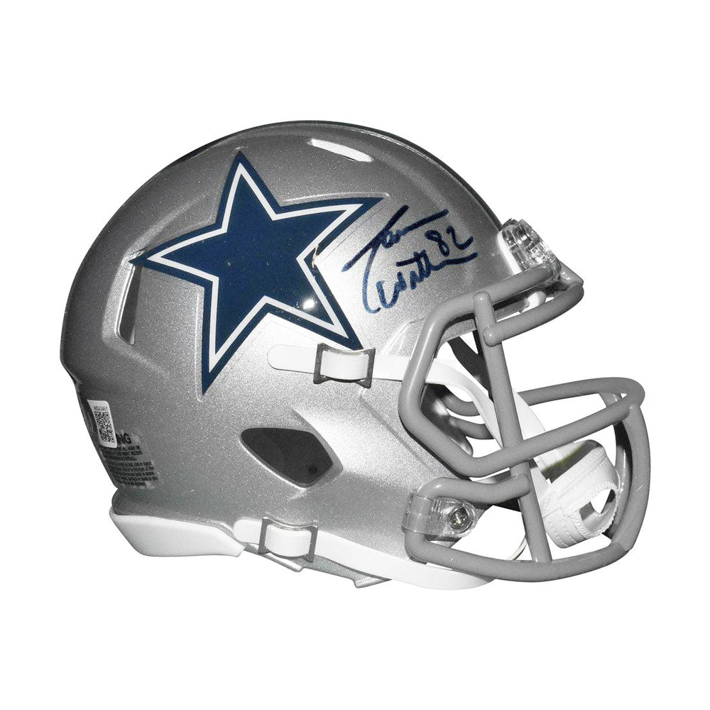 dallas cowboys football helmets autographed Jason Witten Signed Dallas Cowboys Speed Mini Replica Football Helmet (Beckett)