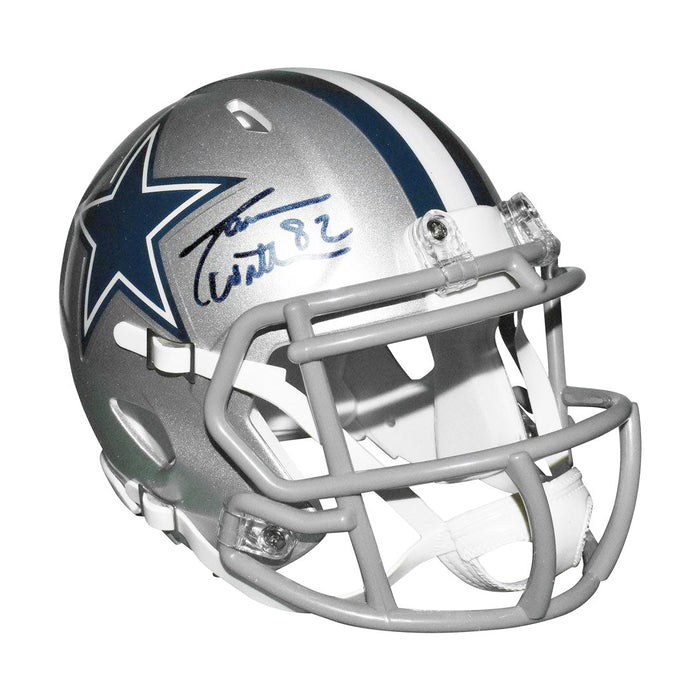 dallas cowboys football helmets Jason Witten Signed Dallas Cowboys Speed Mini Replica Football Helmet — RSA