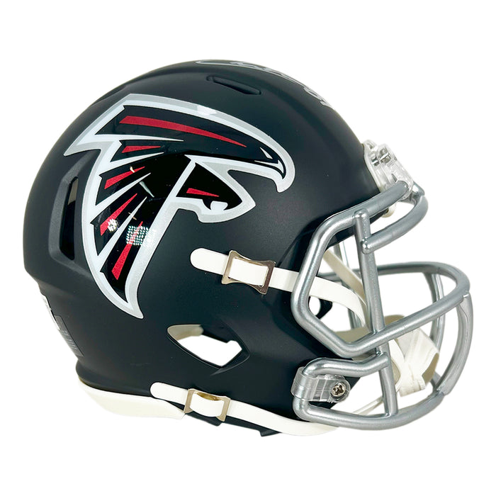 Charlie Woerner Signed Atlanta Falcons Speed Mini Football Helmet (Beckett)