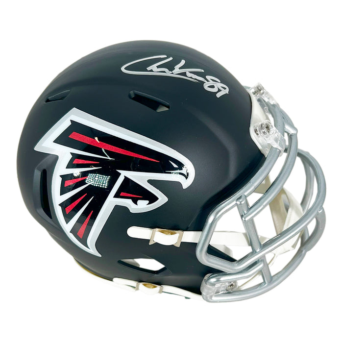 Charlie Woerner Signed Atlanta Falcons Speed Mini Football Helmet (Beckett)