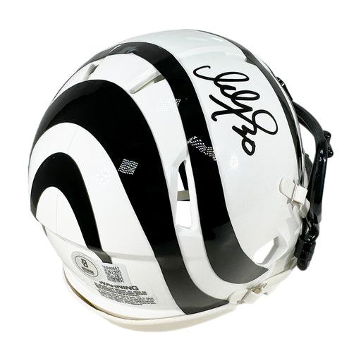 Ickey Woods Signed Cincinnati Bengals Alt 2022 Speed Mini Football Helmet (Beckett)