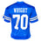 Rayfield Wright Signed HOF 06 inscriptions Dallas Royal Blue Football Jersey (JSA)