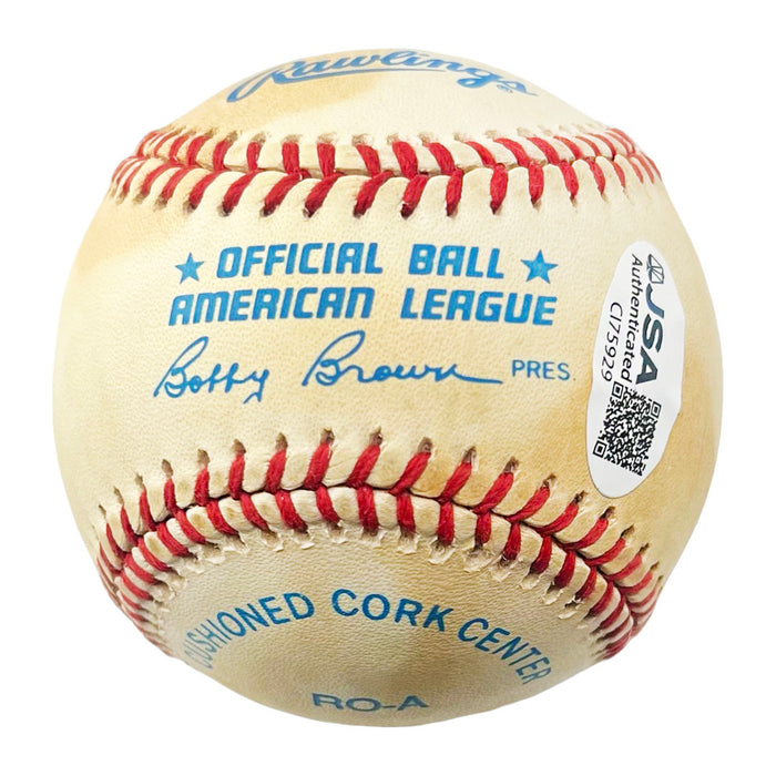 Carl Yastrzemski Signed Rawlings Official Major League Baseball (JSA)